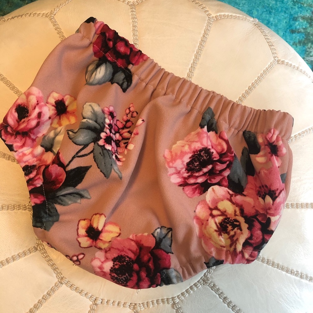 NWOT 2T Mauve Floral Bloomers